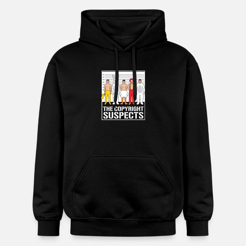 Die Urheberrechtsverdächtigen - Gildan Unisex Softstyle® Midweight Hoodie - Schwarz