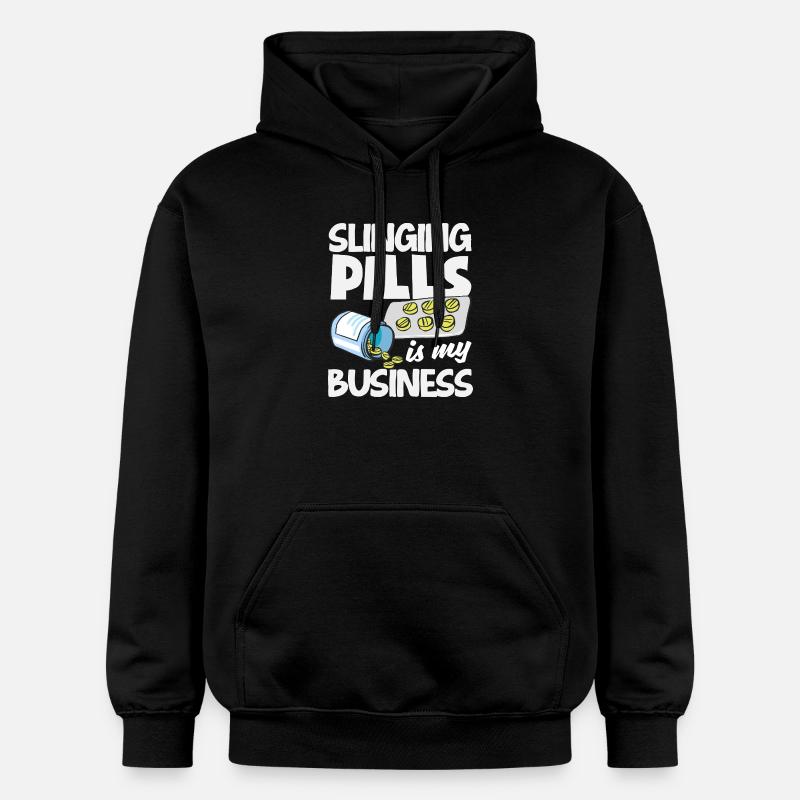 Pharmacien Technicien Pharmaceutique - Sweat à capuche Softstyle® Gildan Unisexe - noir
