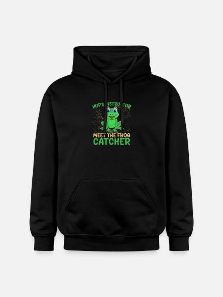 Frog Catcher Hop´s Instructor Frog - Gildan Unisex Softstyle® Midweight Hoodie - Schwarz