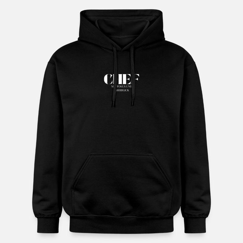 Patron : Concentration et aperçu - Sweat à capuche Softstyle® Gildan Unisexe - noir