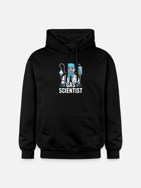 Anesthesiologist Gas Scientist Anesthesia - Gildan Unisex Softstyle® Midweight Hoodie - black