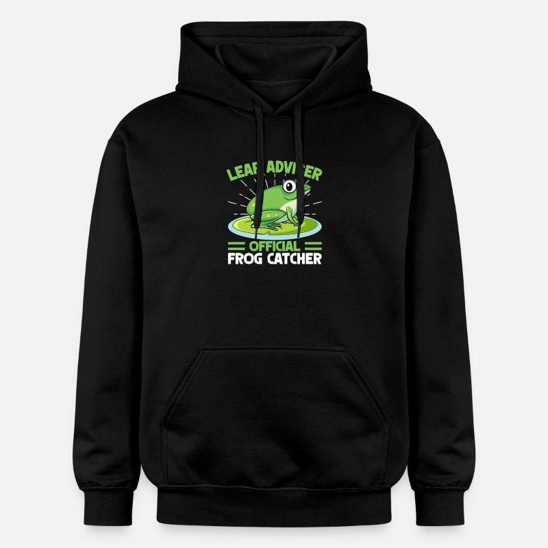 Frog Catcher Leap Adviser Frog - Sweat à capuche Softstyle® Gildan Unisexe - noir