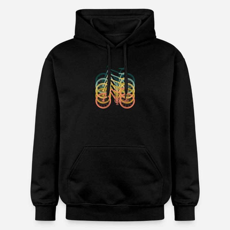 Silhouettes VTT - Sweat à capuche Softstyle® Gildan Unisexe - noir