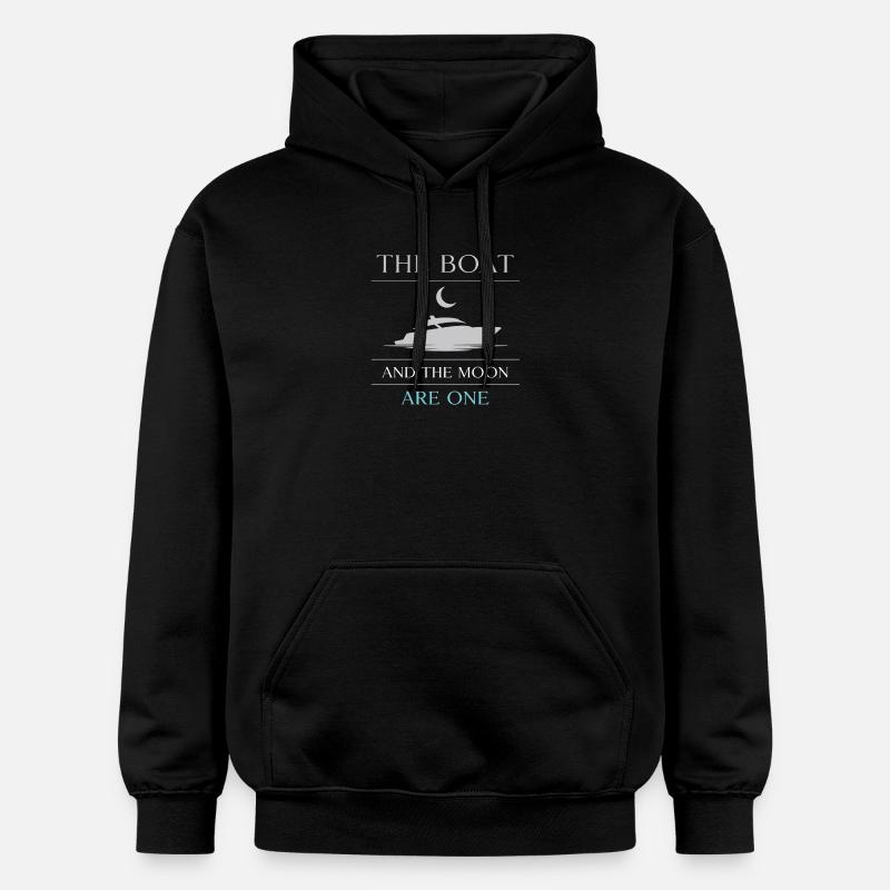 Navigation de nuit avec - Sweat à capuche Softstyle® Gildan Unisexe - noir