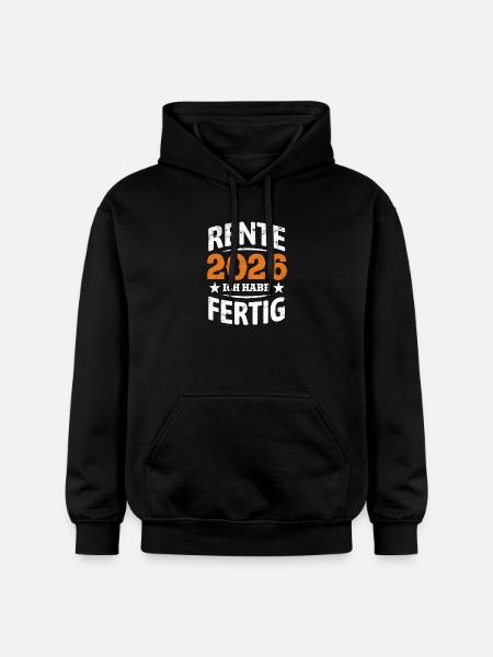 Pension 2026 | I've finished - Pension Rentner - Gildan Unisex Softstyle® Midweight Hoodie - black