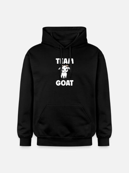 Team Goat Cute Illustration - Gildan Unisex Softstyle® Midweight Hoodie - black