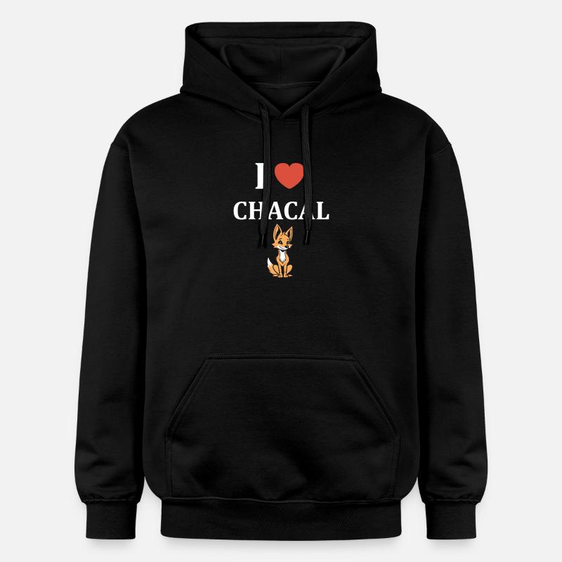 chacal - Sweat à capuche Softstyle® Gildan Unisexe - noir