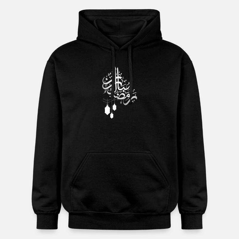 Ramadan_Mubarak - Sweat à capuche Softstyle® Gildan Unisexe - noir