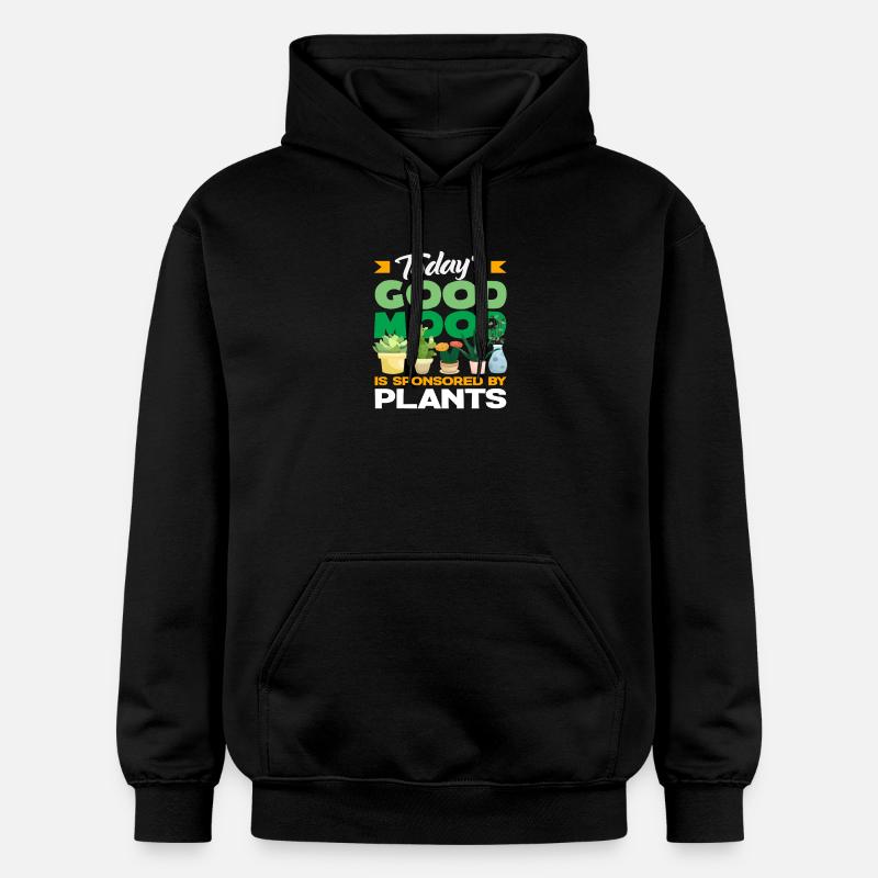 Succulente amoureuse des plantes - Sweat à capuche Softstyle® Gildan Unisexe - noir