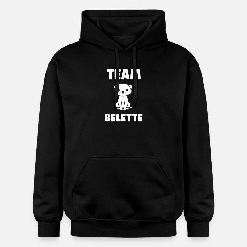 Team Belette  - Sweat à capuche Softstyle® Gildan Unisexe - noir