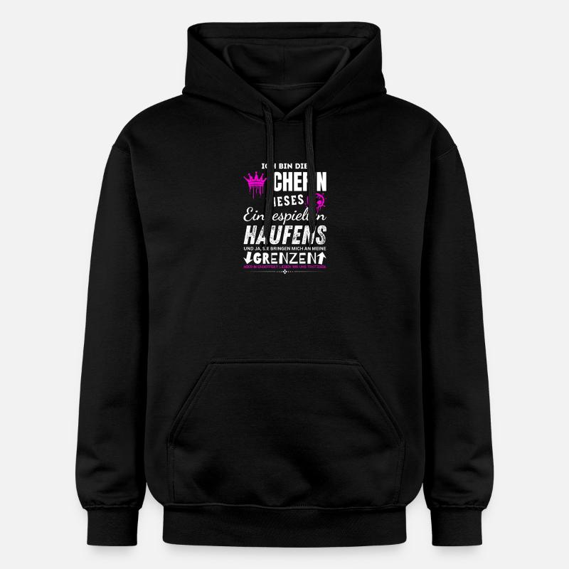 Chefin dieses eingespielten Haufen Chefin Geschenk - Sweat à capuche Softstyle® Gildan Unisexe - noir