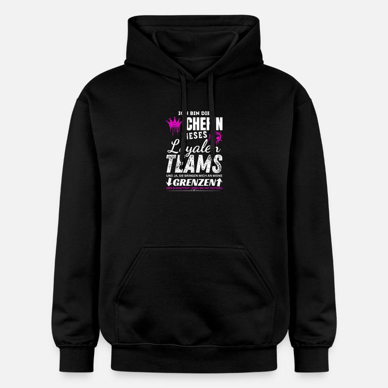 Chefin dieses Loyalen Teams Chefin Geschenke - Sweat à capuche Softstyle® Gildan Unisexe - noir