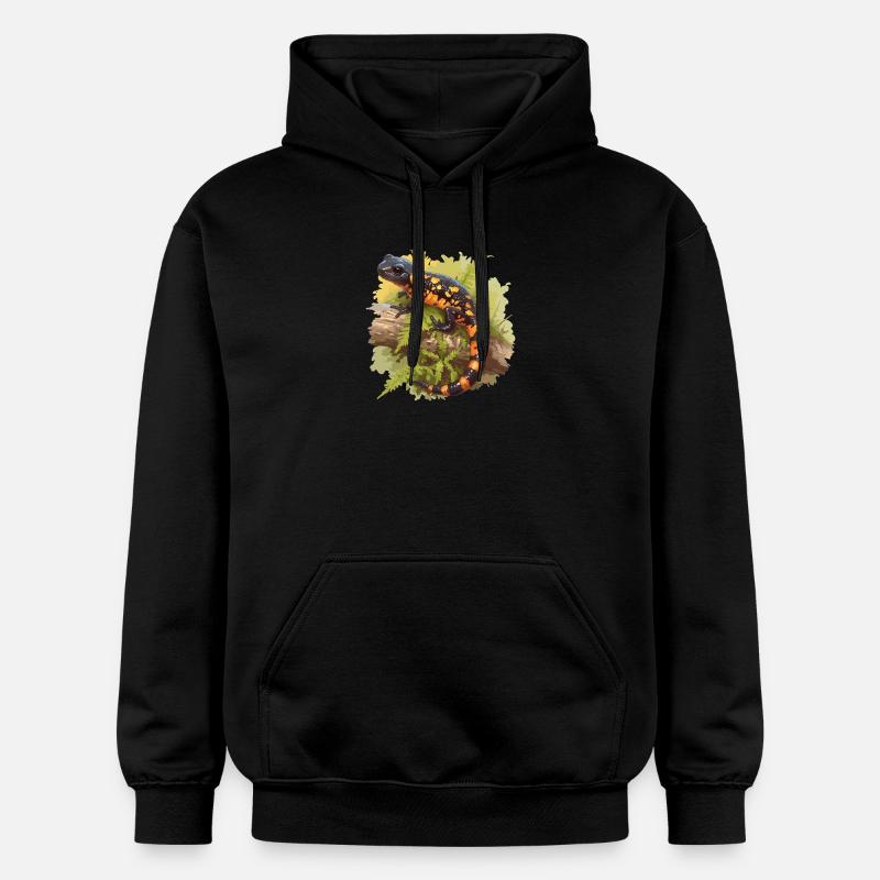 Salamandre de feu Salamandre - Sweat à capuche Softstyle® Gildan Unisexe - noir