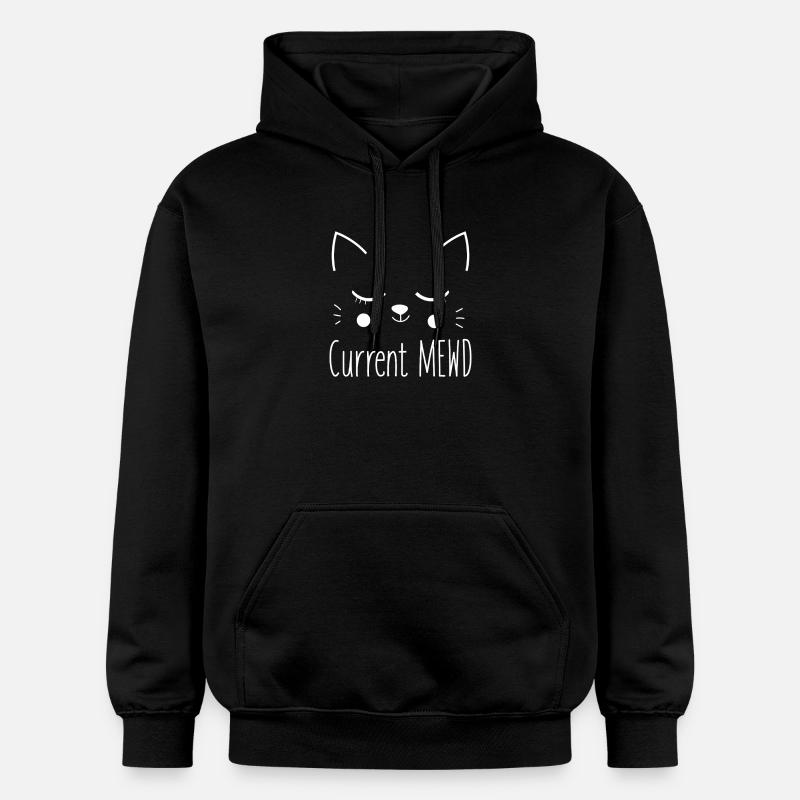 Humeur actuelle Amoureuse des chats mignons - Sweat à capuche Softstyle® Gildan Unisexe - noir