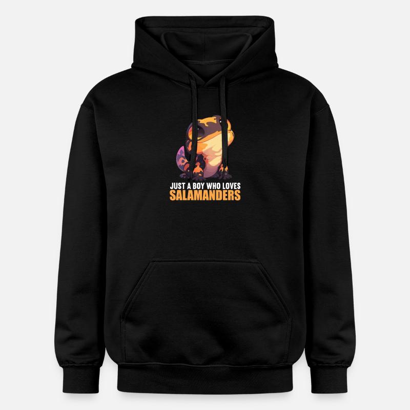 Salamandre de feu Salamandre - Sweat à capuche Softstyle® Gildan Unisexe - noir
