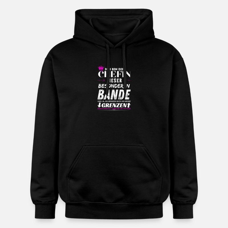 Chefin dieser Besonderen Bande Chefin Geschenke - Sweat à capuche Softstyle® Gildan Unisexe - noir