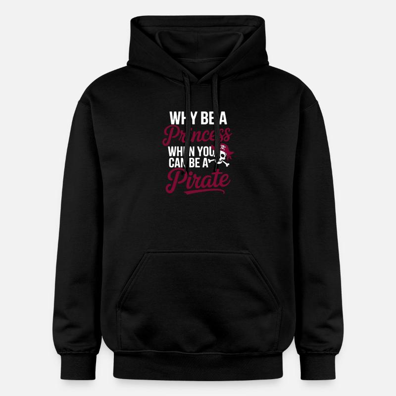 Attitude de pirate : Princesse non incluse - Sweat à capuche Softstyle® Gildan Unisexe - noir