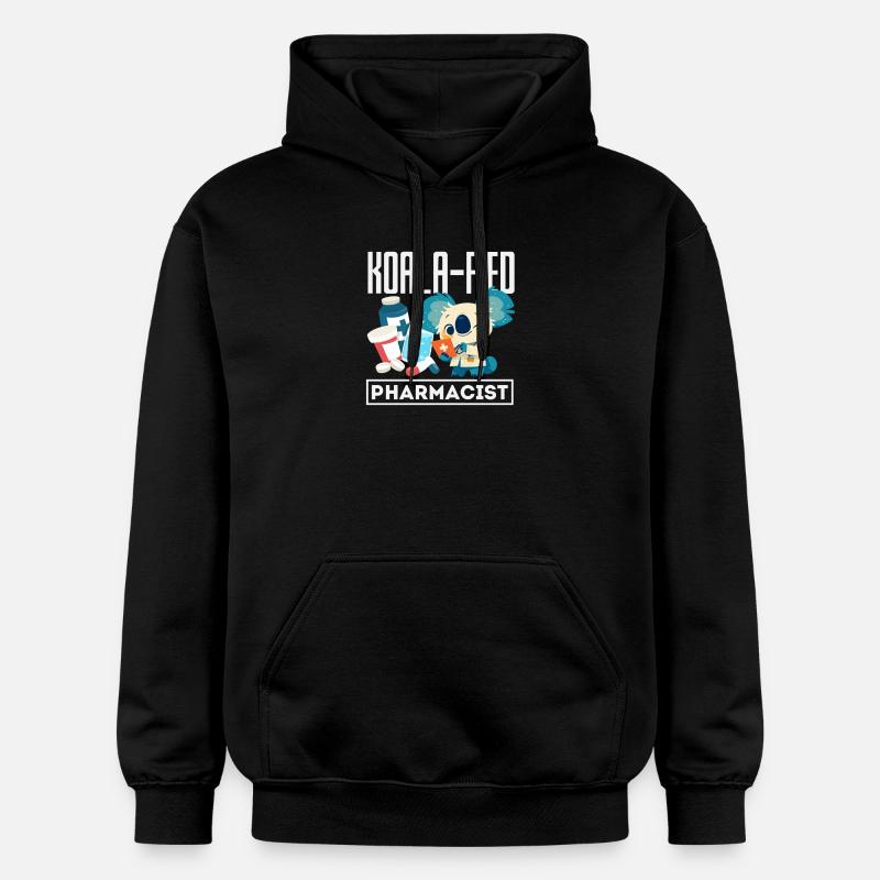 Koala Pharmacien Technicien en pharmacie - Sweat à capuche Softstyle® Gildan Unisexe - noir