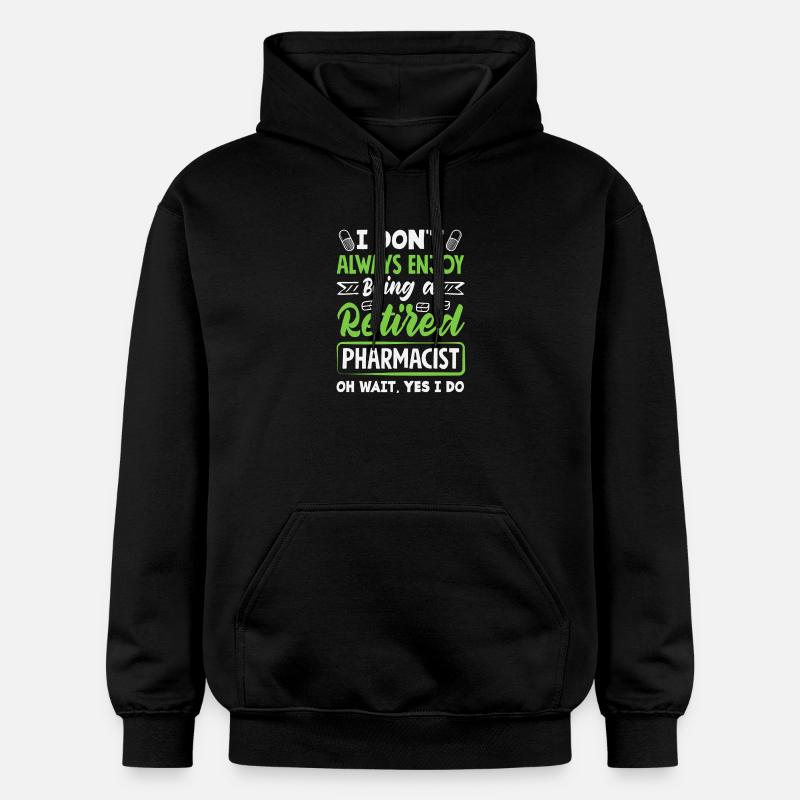 Profitez d’être pharmacien à la retraite - Sweat à capuche Softstyle® Gildan Unisexe - noir