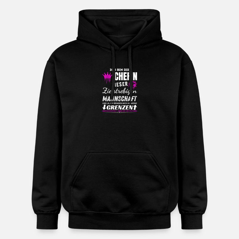 Cadeaux d’équipe déterminés par le patron - Sweat à capuche Softstyle® Gildan Unisexe - noir