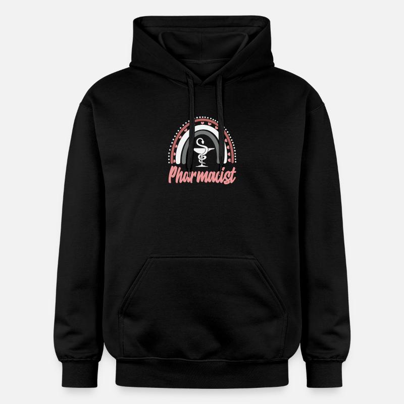 Boho Rainbow Pharmacien Technicien en pharmacie - Sweat à capuche Softstyle® Gildan Unisexe - noir