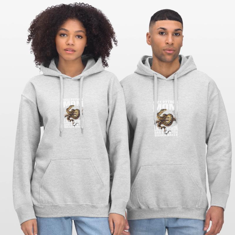 Maman Python roi Maman Serpents Terrarium Python Sweat à capuche Softstyle® Gildan Unisexe