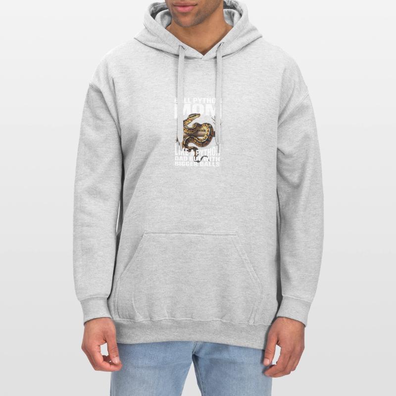 Maman Python roi Maman Serpents Terrarium Python Sweat à capuche Softstyle® Gildan Unisexe