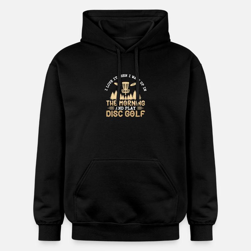 Cadeaux de disc golf Disc Golf - Sweat à capuche Softstyle® Gildan Unisexe - noir