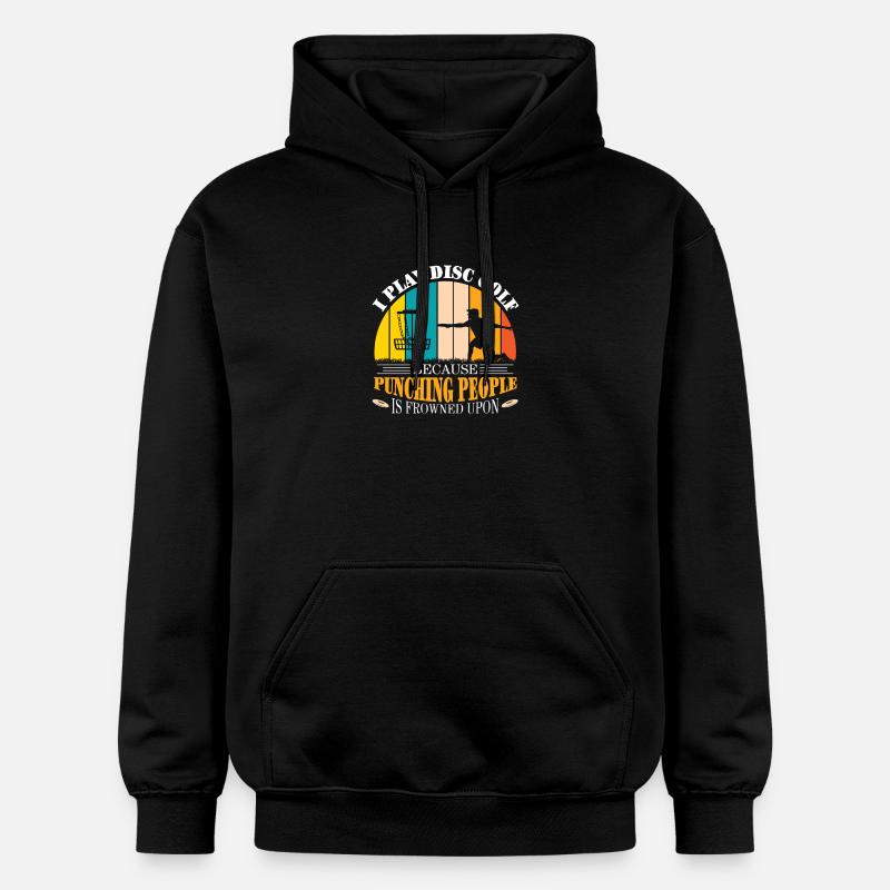 Cadeaux de disc golf Disc Golf - Sweat à capuche Softstyle® Gildan Unisexe - noir