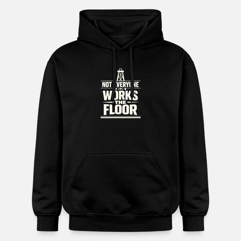 Offshore-bohrer-rig-bohrer Bohrboden Offshore - Gildan Unisex Softstyle® Midweight Hoodie - Schwarz