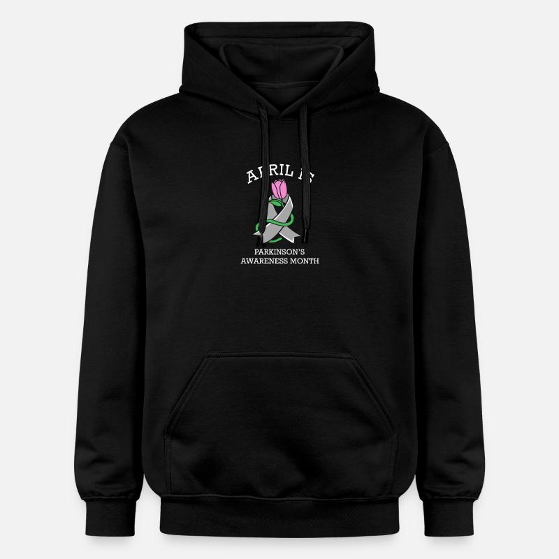 Maladie de Parkinson - Sweat à capuche Softstyle® Gildan Unisexe - noir