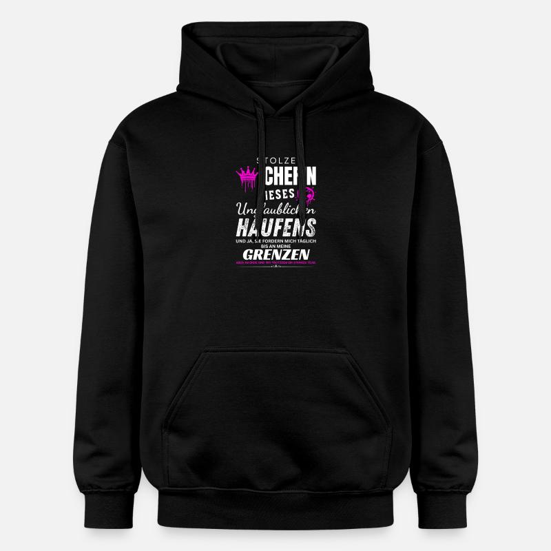 Stolze Chefin unglaublich Haufen Chefin Geschenke - Sweat à capuche Softstyle® Gildan Unisexe - noir