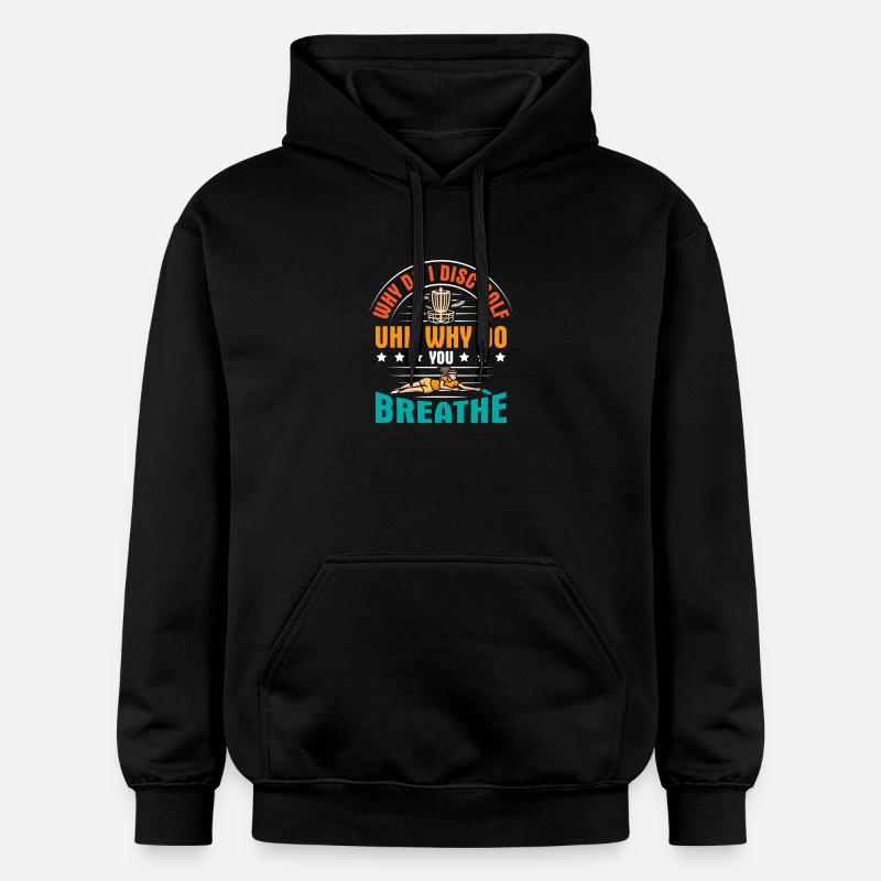 Disc Golf Geschenke Discgolf - Gildan Unisex Softstyle® Midweight Hoodie - Schwarz
