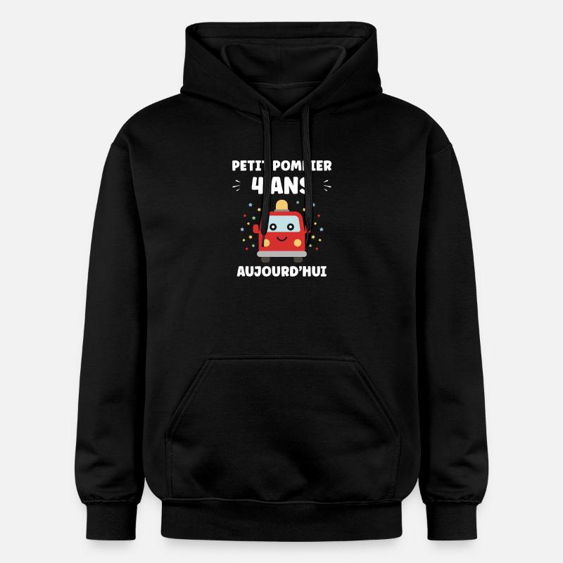 4 ans - Sweat à capuche Softstyle® Gildan Unisexe - noir