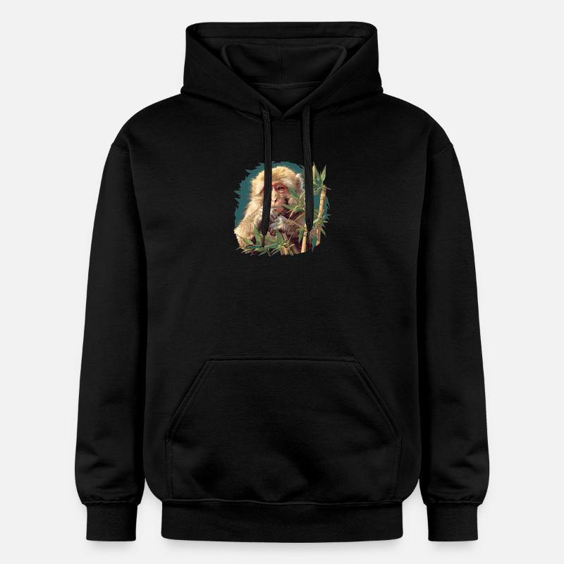 Macaque Macaque - Sweat à capuche Softstyle® Gildan Unisexe - noir