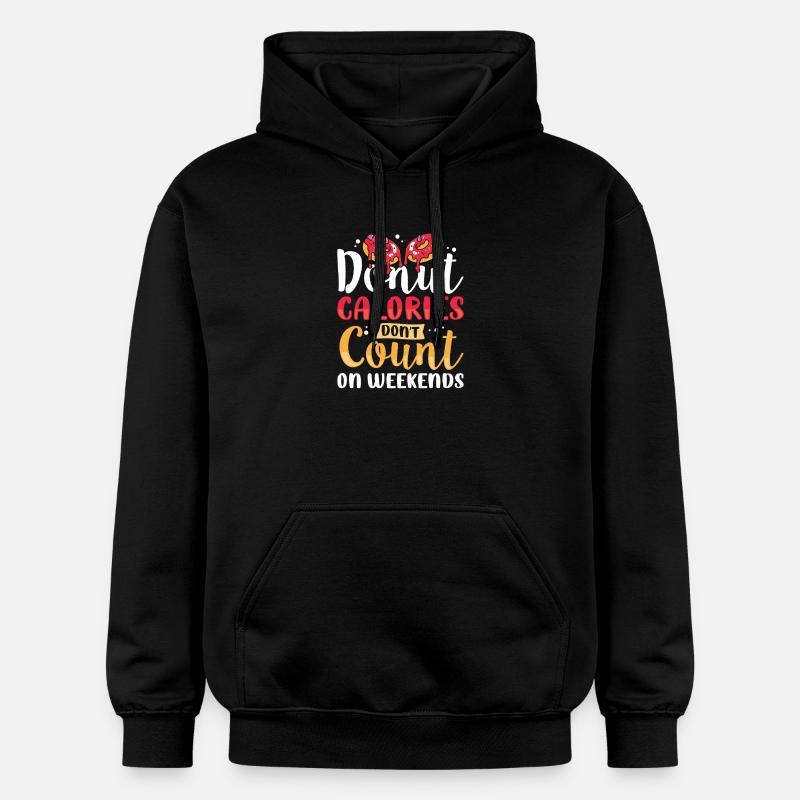 Restauration rapide en donuts - Sweat à capuche Softstyle® Gildan Unisexe - noir