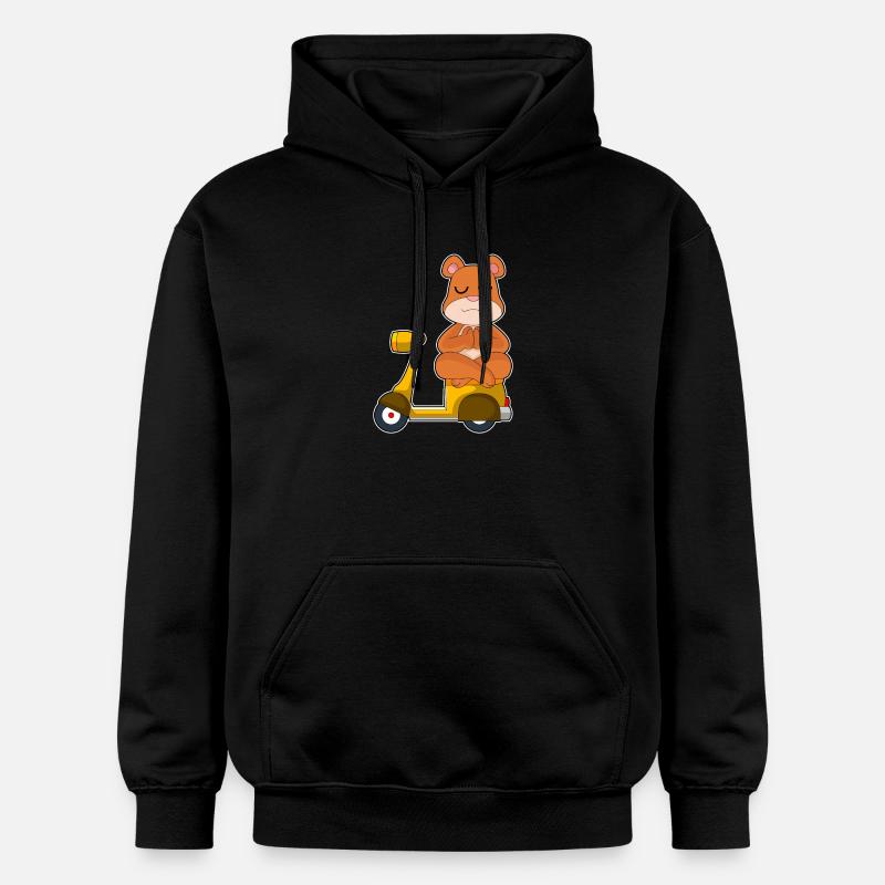 Bär Scooter - Sweat à capuche Softstyle® Gildan Unisexe - noir
