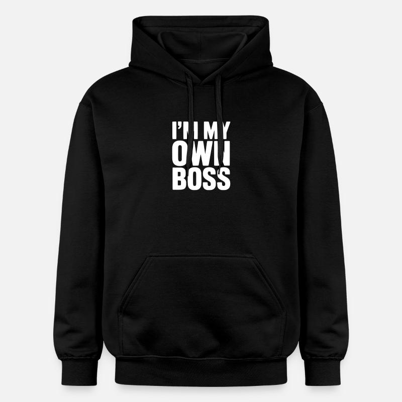 Je suis mon propre - Sweat à capuche Softstyle® Gildan Unisexe - noir