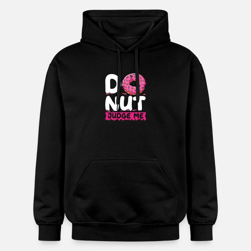 Restauration rapide en donuts - Sweat à capuche Softstyle® Gildan Unisexe - noir