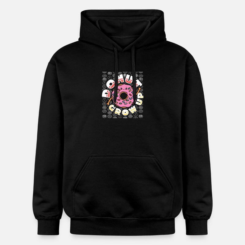Restauration rapide en donuts - Sweat à capuche Softstyle® Gildan Unisexe - noir