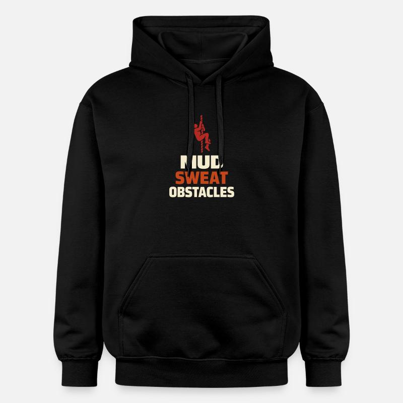 Parcours d’obstacles Course d’obstacles OCR - Sweat à capuche Softstyle® Gildan Unisexe - noir