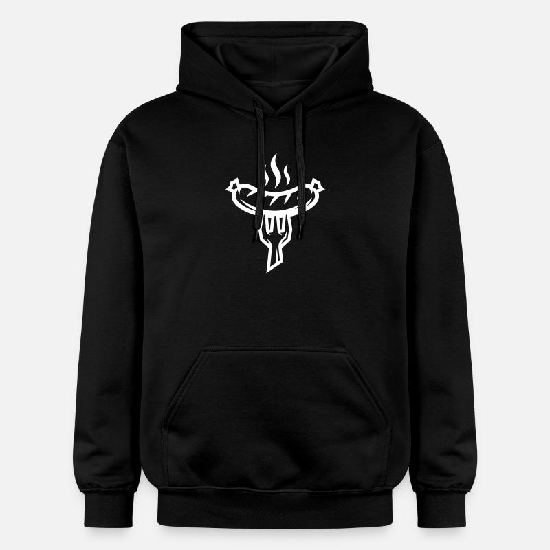 Wurst Bratwurst - Gildan Unisex Softstyle® Midweight Hoodie - Schwarz