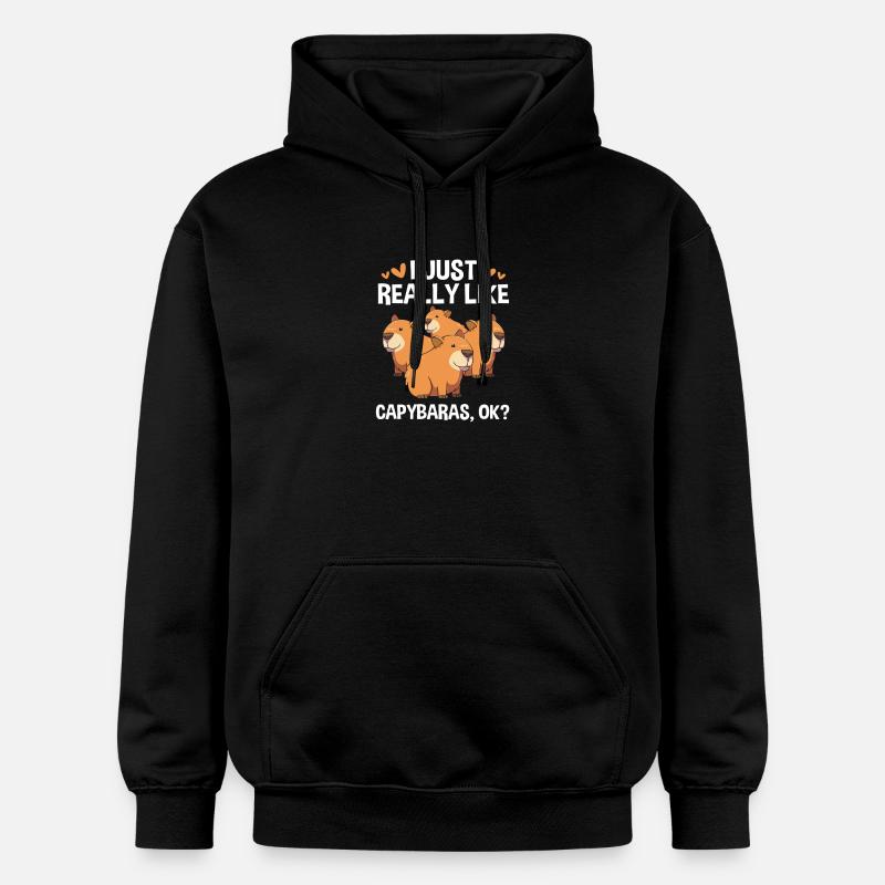 Capibara Capybara - Sweat à capuche Softstyle® Gildan Unisexe - noir