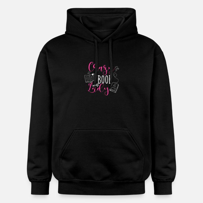 La folle des livres - Sweat à capuche Softstyle® Gildan Unisexe - noir