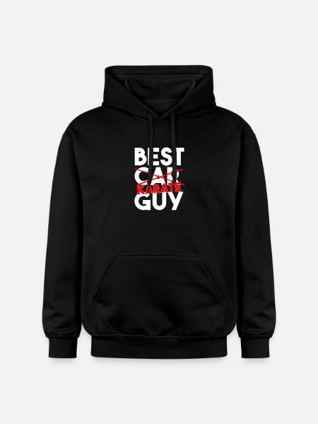 Karate Herzschlag Puls Kampfsport-Silhouette - Gildan Unisex Softstyle® Midweight Hoodie - Schwarz