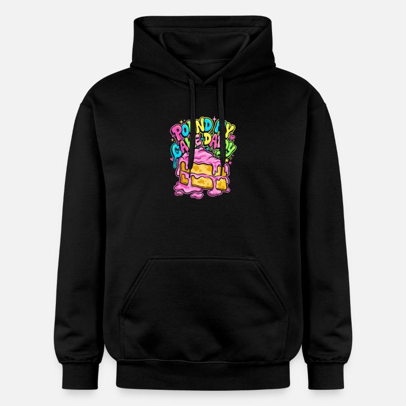 Autour de mon gâteau, papa - Sweat à capuche Softstyle® Gildan Unisexe - noir