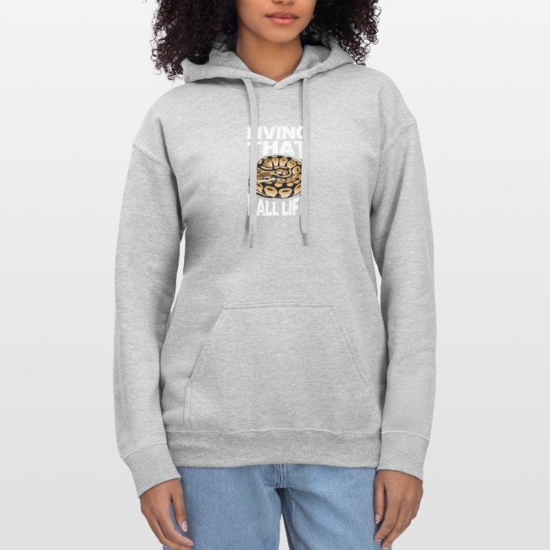 Python roi Serpents Amateurs de terrarium Python Sweat à capuche Softstyle® Gildan Unisexe