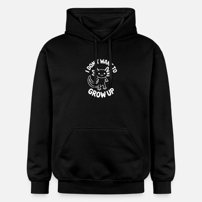 axolotl - Sweat à capuche Softstyle® Gildan Unisexe - noir