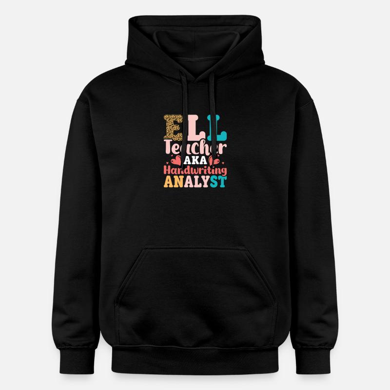 Professeur ELL Langue anglaise - Sweat à capuche Softstyle® Gildan Unisexe - noir