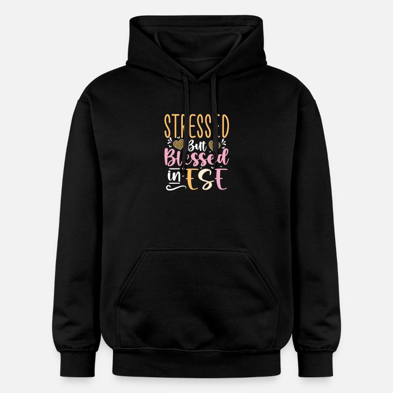 Cadeaux pour les enseignants ESE - Sweat à capuche Softstyle® Gildan Unisexe - noir